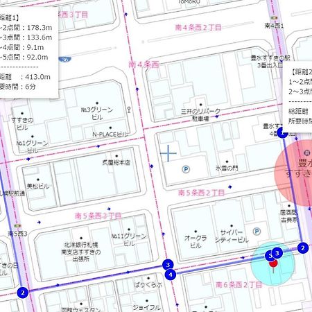 Downtown Susukino Area Spacious Great Access Ik201 Sapporo Luaran gambar